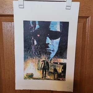 The Terminator Arnold Schwarzenegger Movie Art Print Poster 22 x 15 Collectible